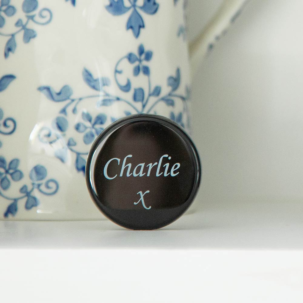 Agate Stone Keepsake Urn for Ashes Engraving on Shelf