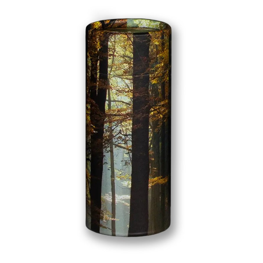 Autumn Woods Eco Friendly Scattering Tube for Ashes - Token