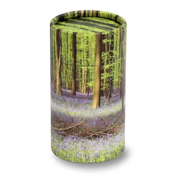 Bluebell Forest Eco Friendly Scattering Tube for Ashes - Mini
