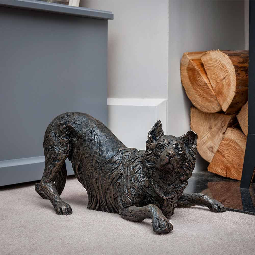 Border Collie Urn for Ashes