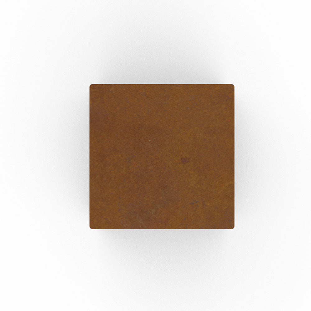 Box Small Urn for Ashes in Corten Steel