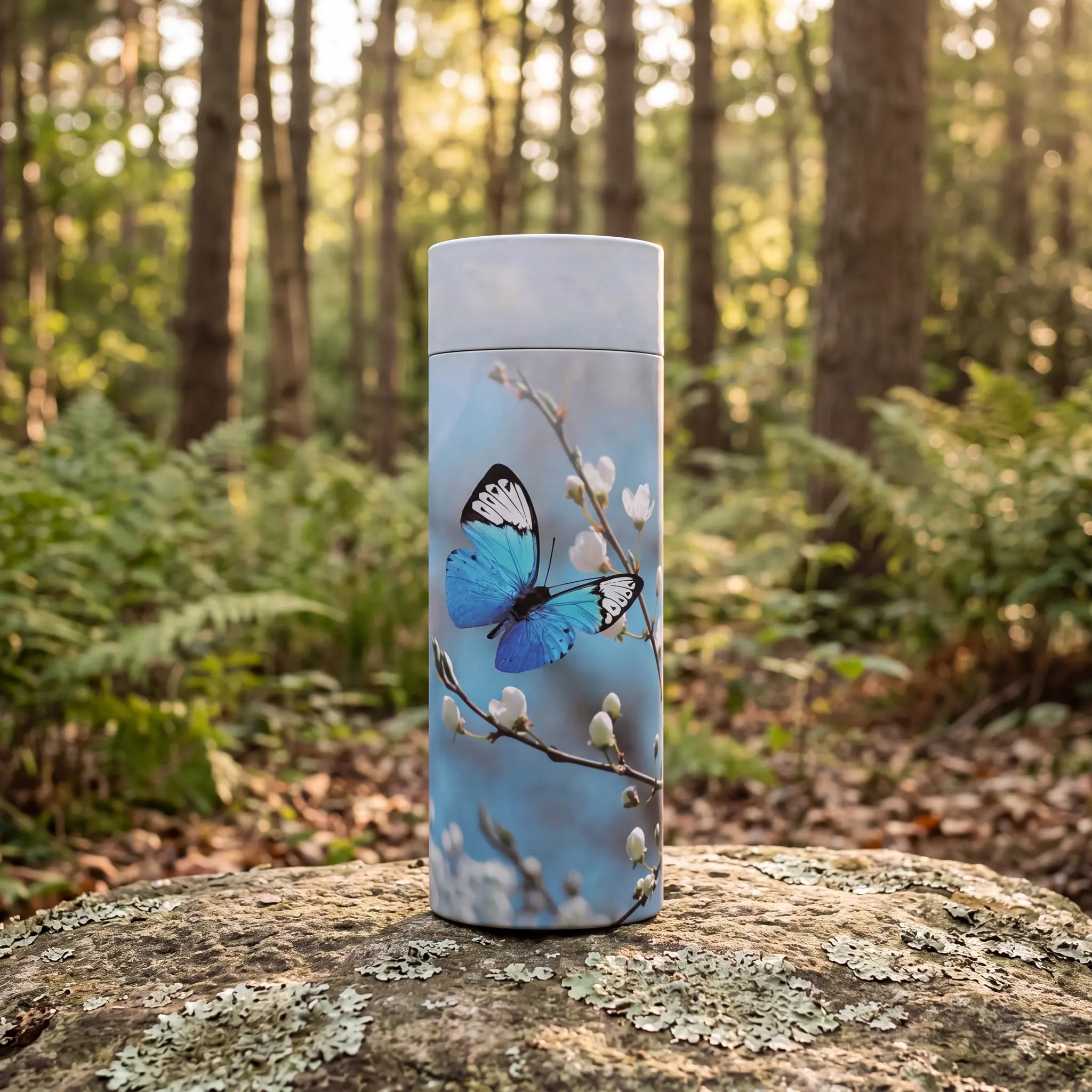 Butterfly-Blossom-Eco-Friendly-Scattering-Tube-for-Ashes-Adult-In-the-Woods