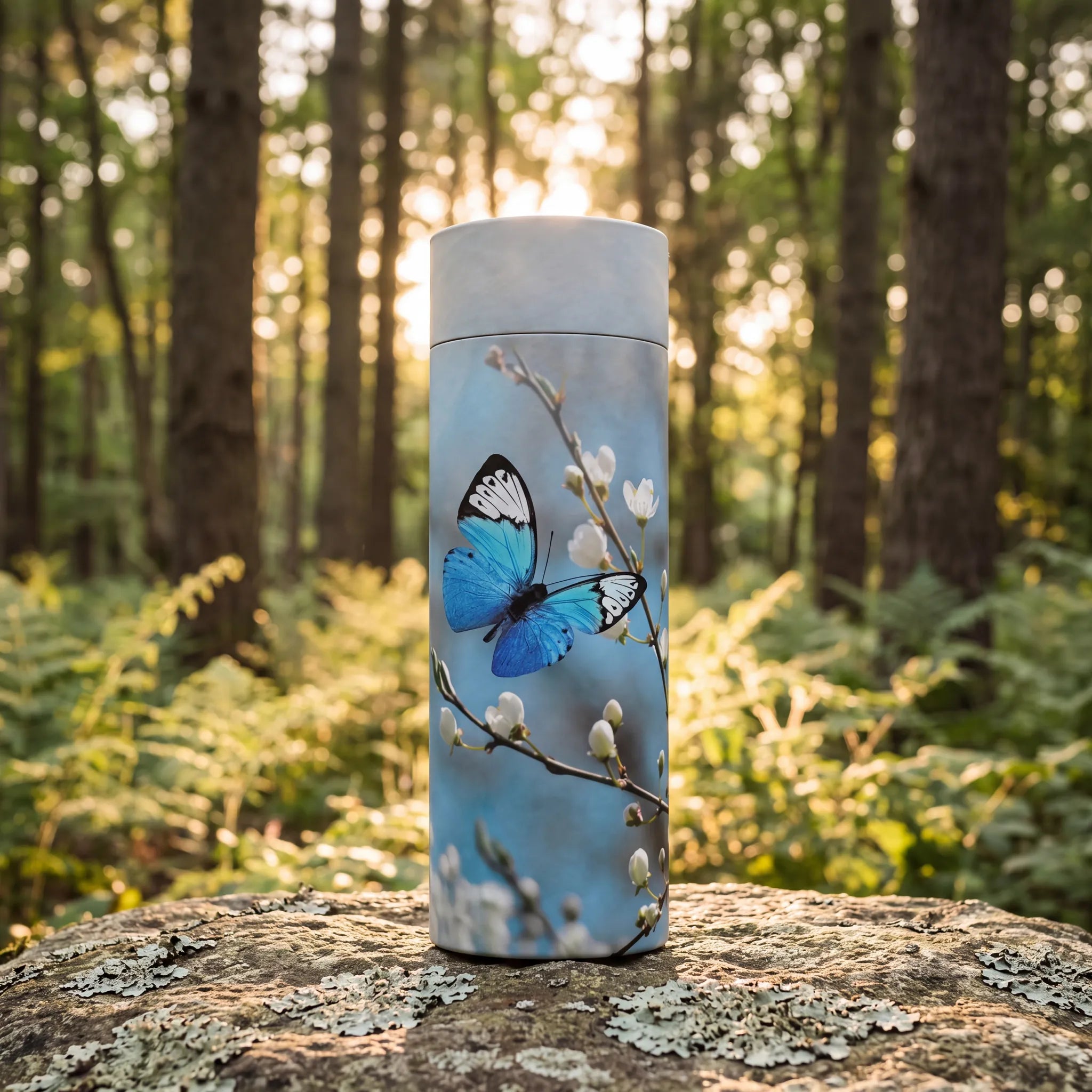 Butterfly-Blossom-Eco-Friendly-Scattering-Tube-for-Ashes-Medium-In-the-Woods