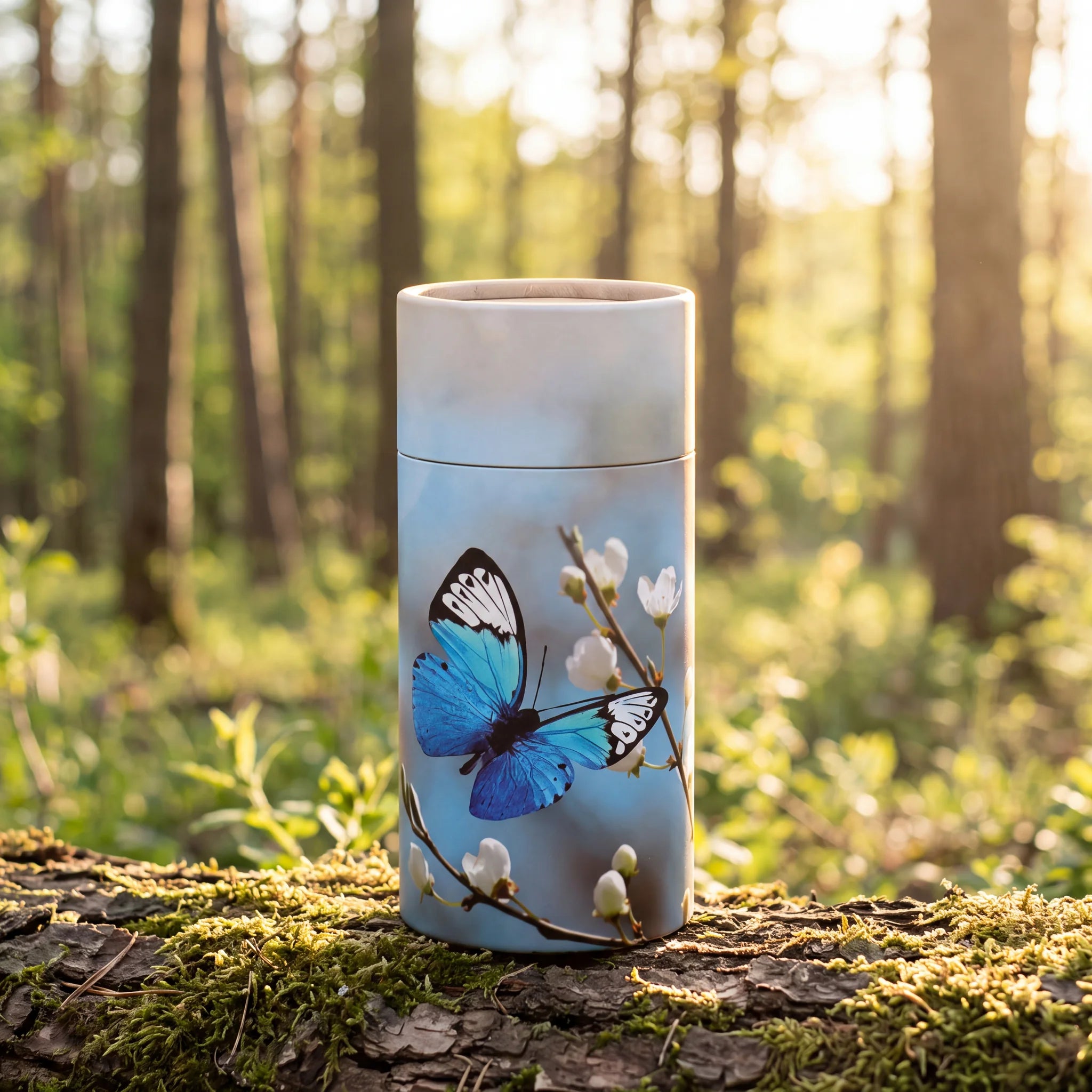 Butterfly-Blossom-Eco-Friendly-Scattering-Tube-for-Ashes-Mini-In-the-Woods