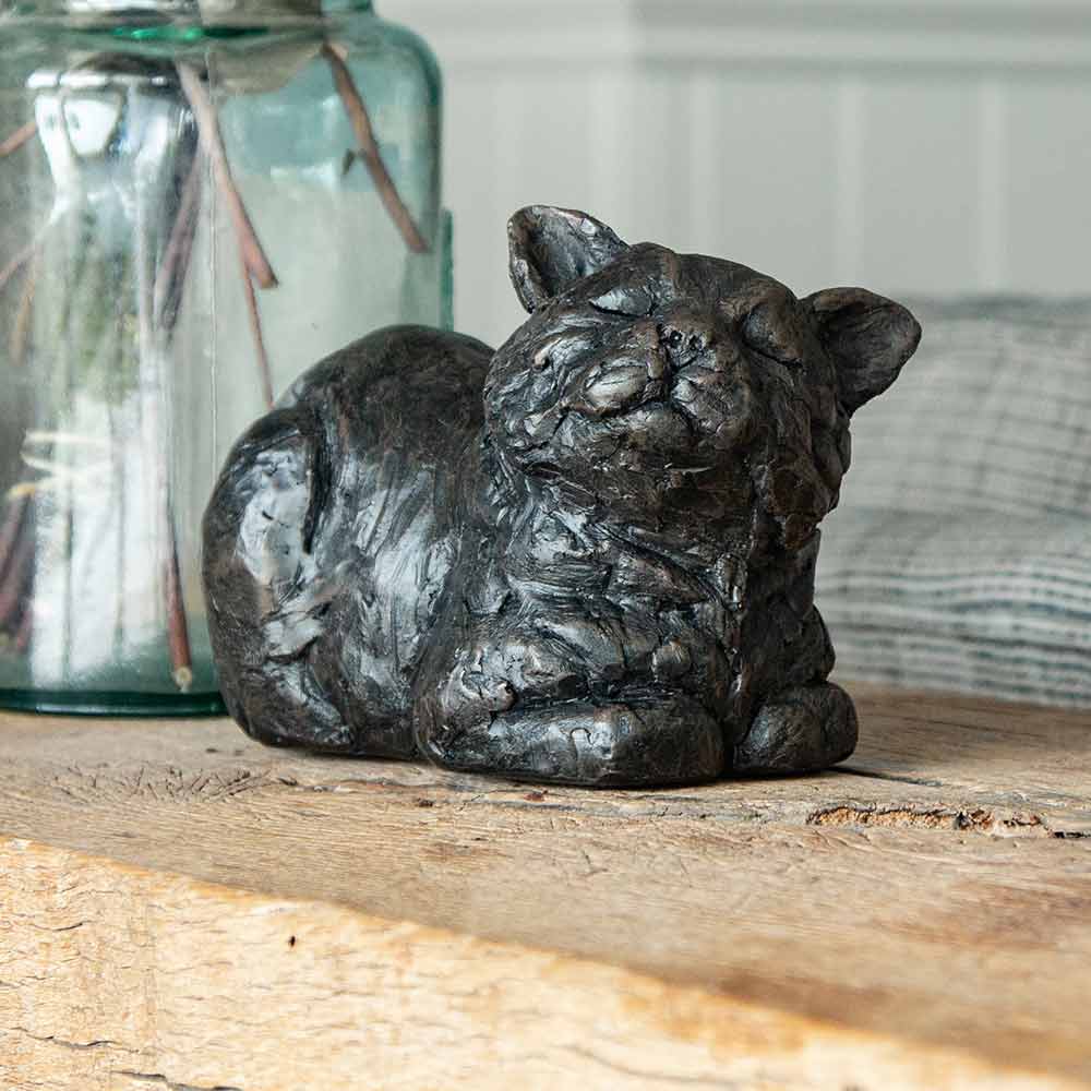 Contented Cat Urn for Ashes