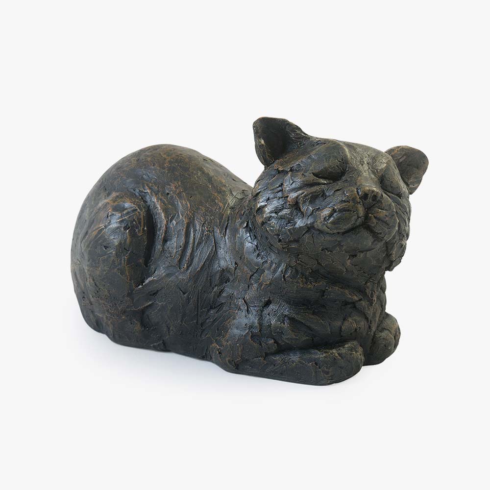 Contented Cat Urn for Ashes