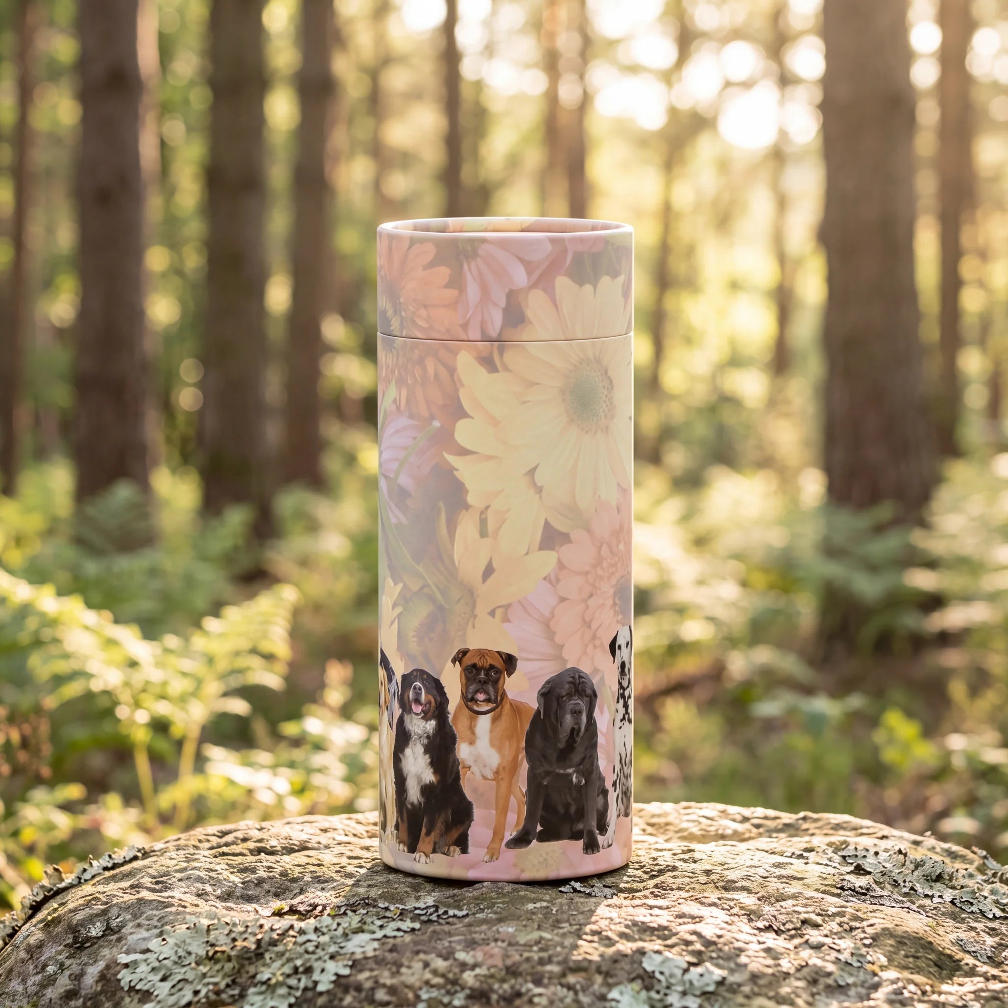Dogs-Eco-Friendly-Scattering-Tube-for-Pet-Ashes-Medium-In-the-Woods