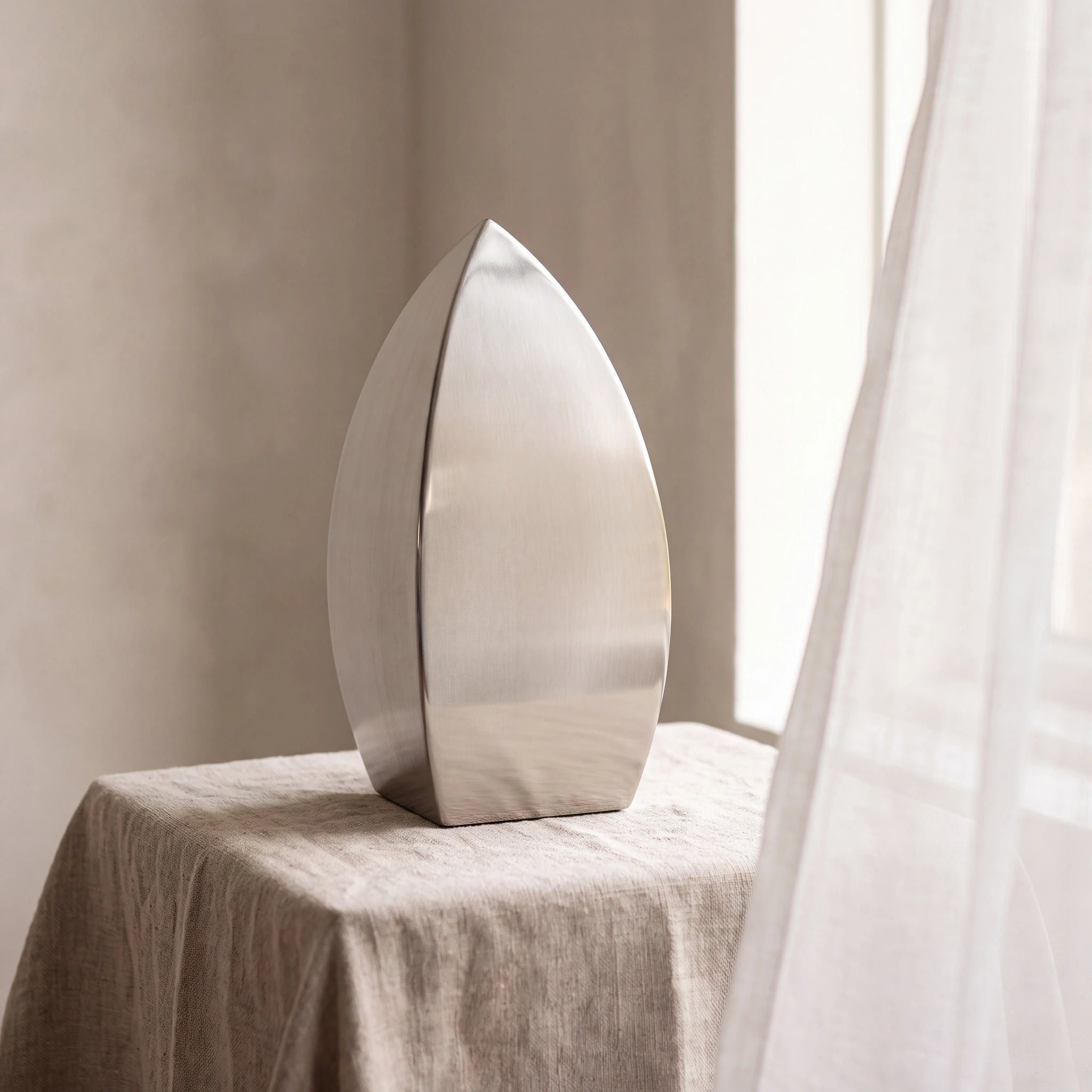 Drop Adult Cremation Urn for Ashes in Stainless Steel