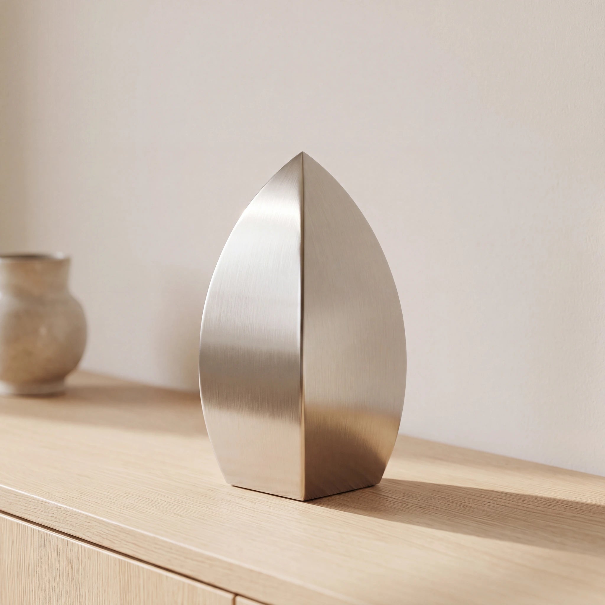 Drop Adult Cremation Urn for Ashes in Stainless Steel