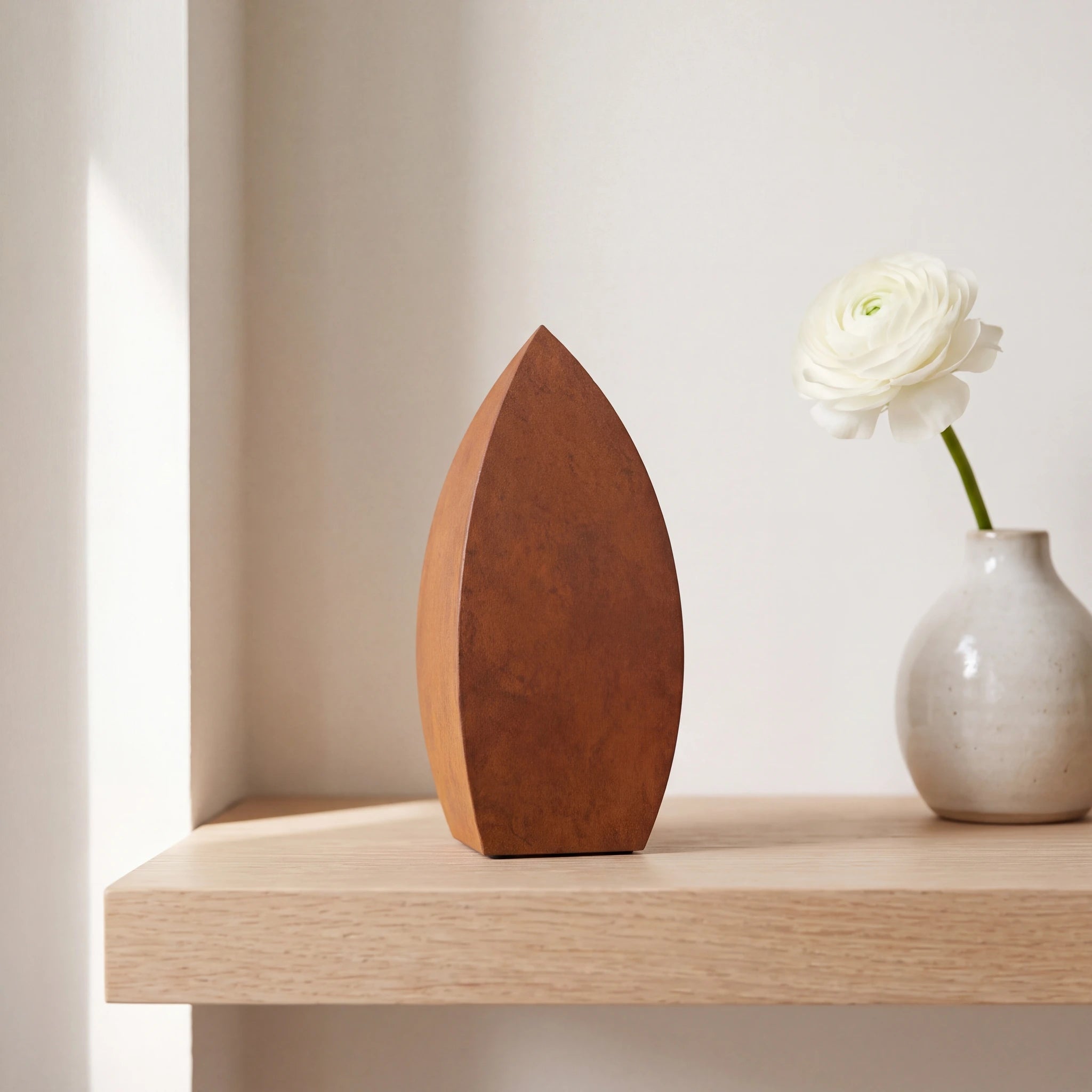 Drop-Pet-Urn-for-Ashes-in-Corten-Steel-keepsake_bud_vase
