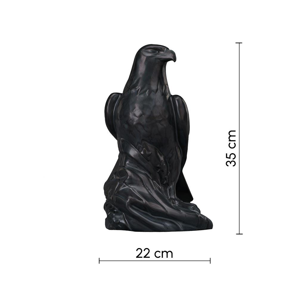 Eagle Adult Cremation Urn for Ashes in Matte Black