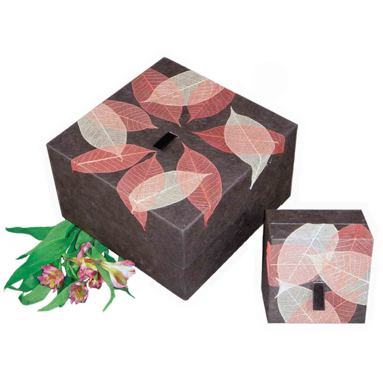 Embrace Biodegradable Urn for Ashes in Autumn Leaves - Adult
