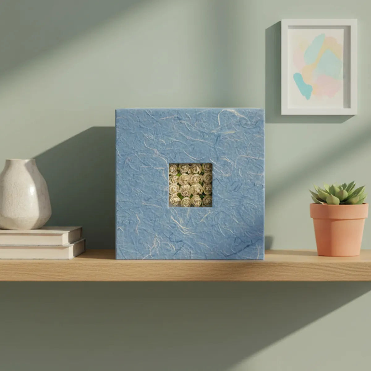 Embrace Biodegradable Urn for Ashes in Blue - Adult