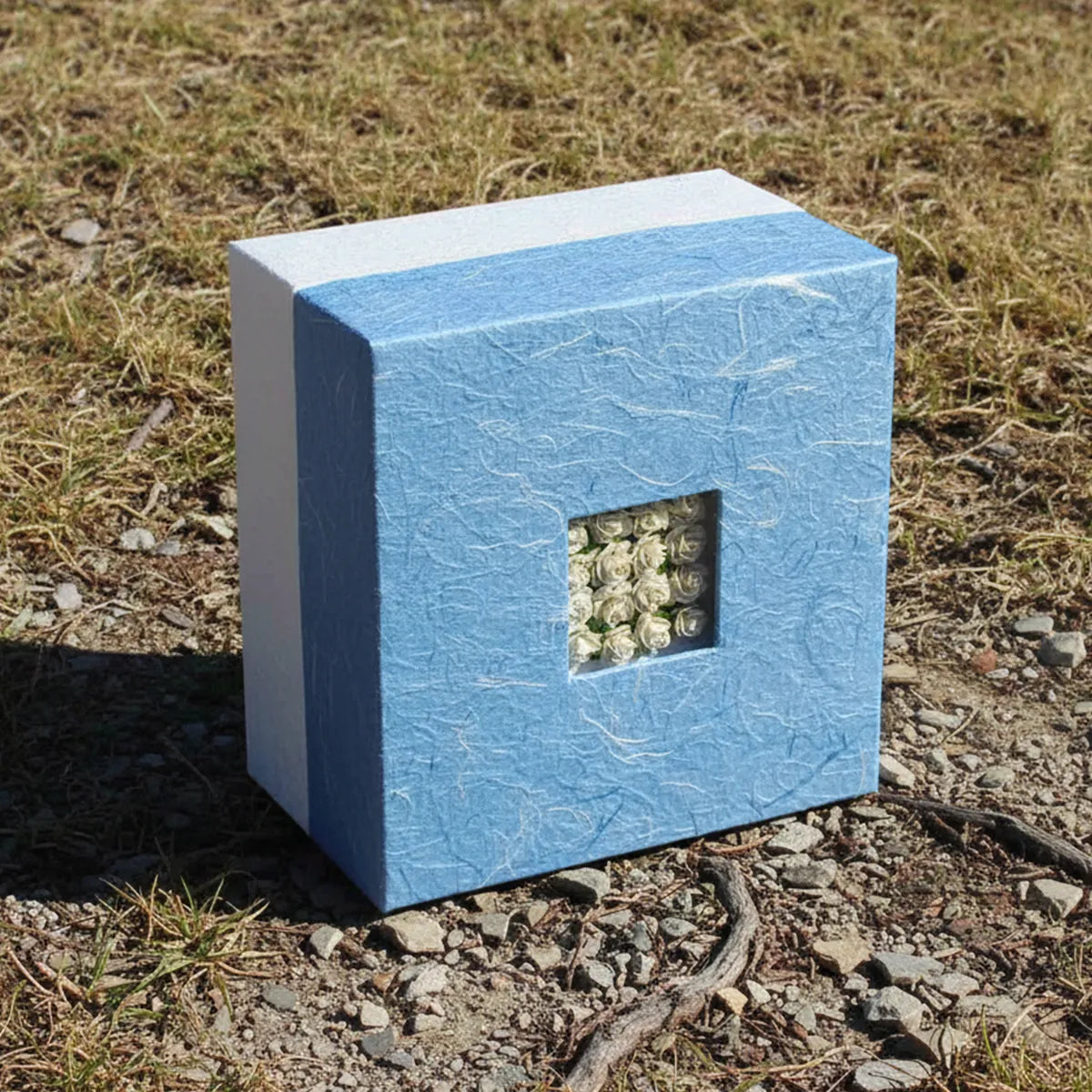 Embrace Biodegradable Urn for Ashes in Blue - Adult