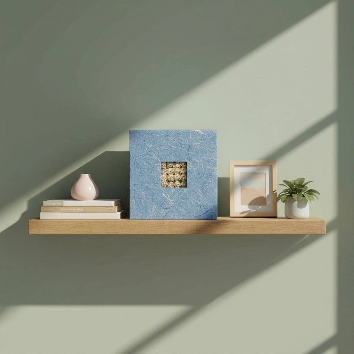 Embrace Biodegradable Urn for Ashes in Blue - Small