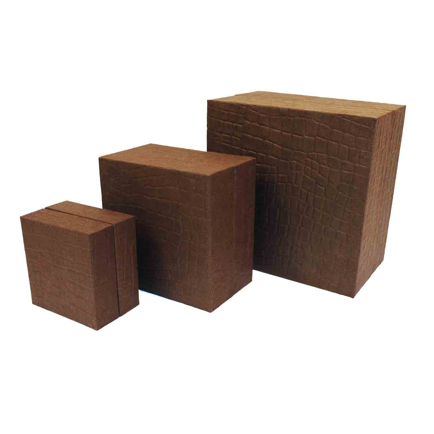 Embrace Biodegradable Urn for Ashes in Embossed Brown - Adult