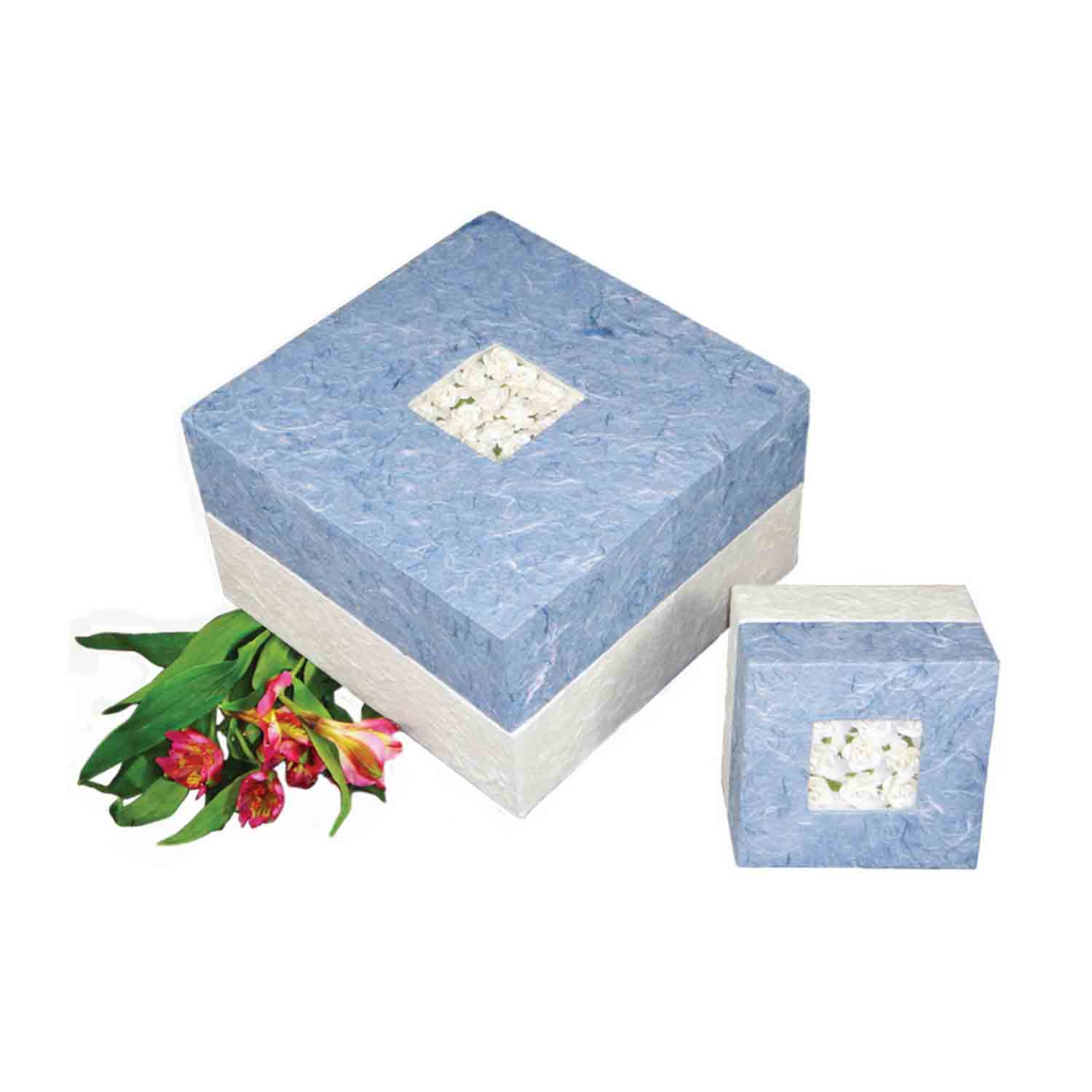 Embrace Biodegradable Urn for Ashes in Blue - Adult