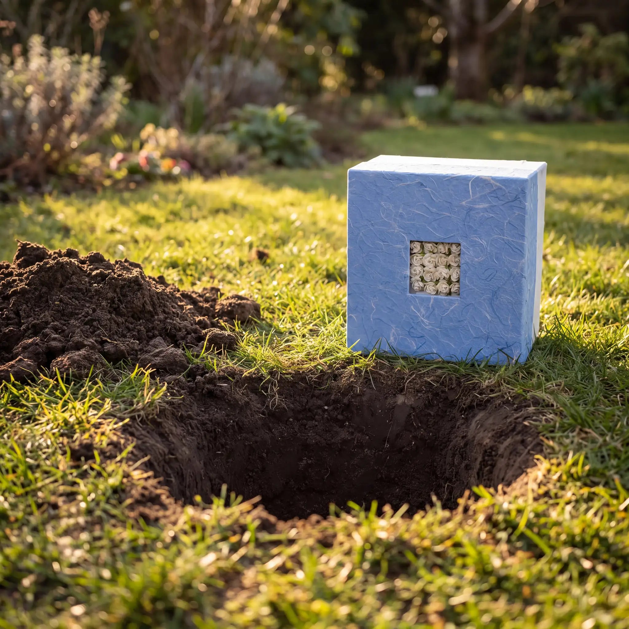 Embrace Biodegradable Urn for Ashes in Floral Bouquet - Small