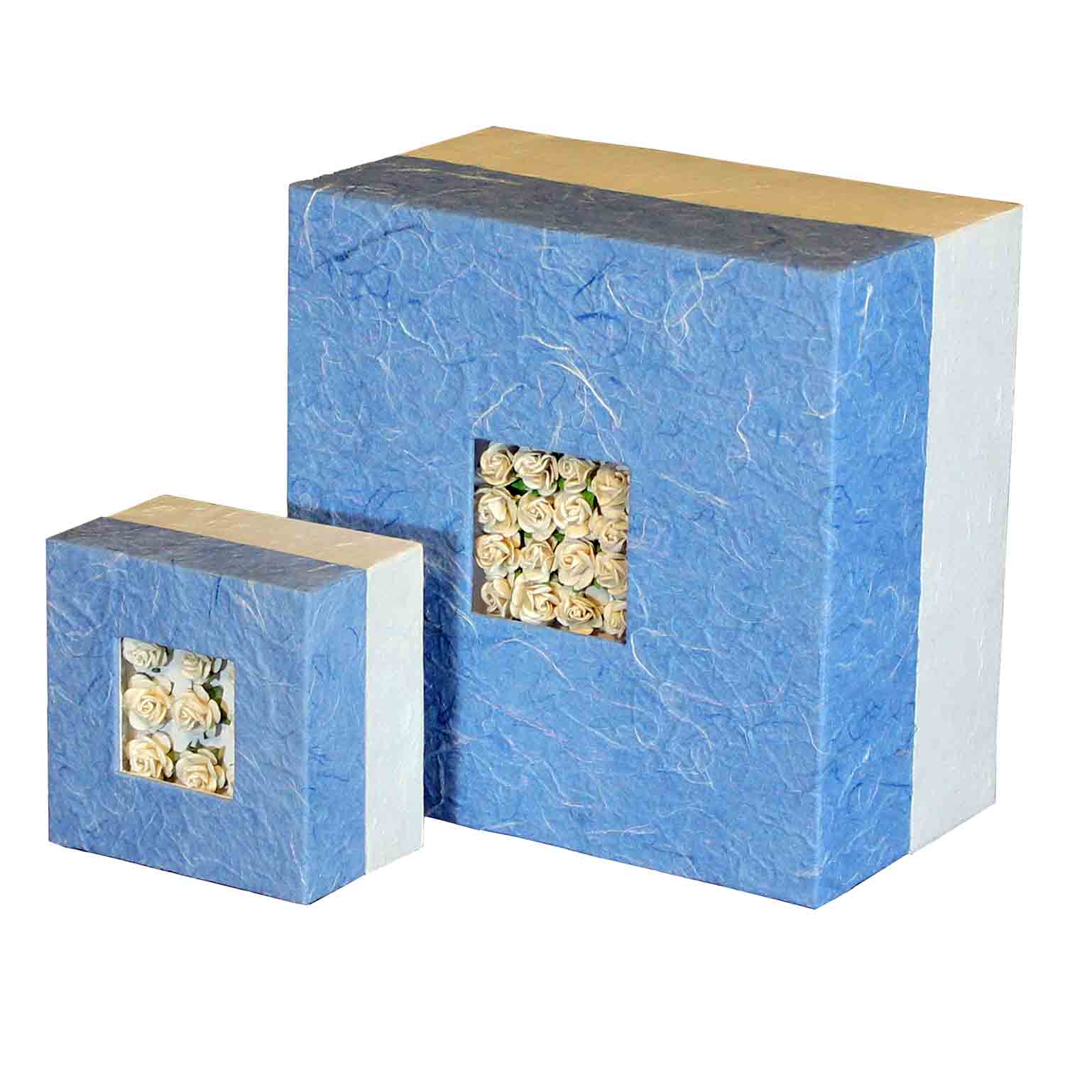 Embrace Biodegradable Urn for Ashes in Blue - Small