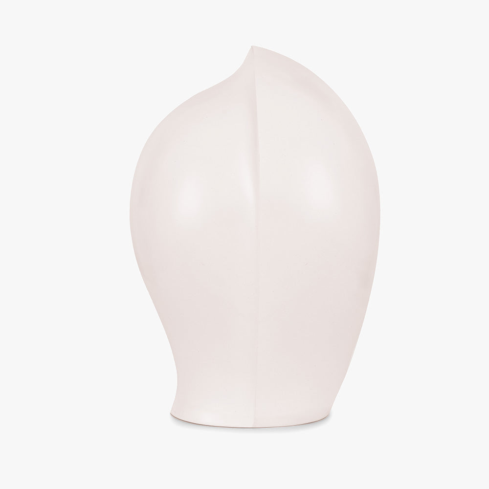 Enduring Heart Adult Cremation Urn for Ashes in White and Gold