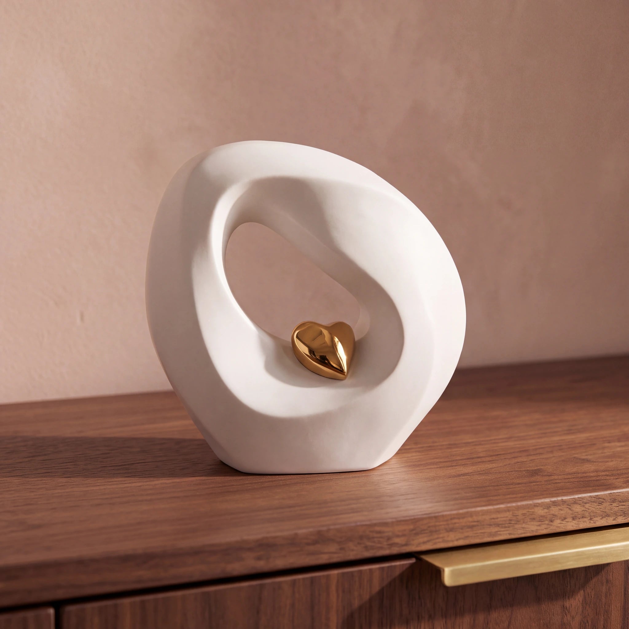 Eternal-Love-Medium-Urn-for-Ashes-in-White-and-Gold-Walnut-Sideboard