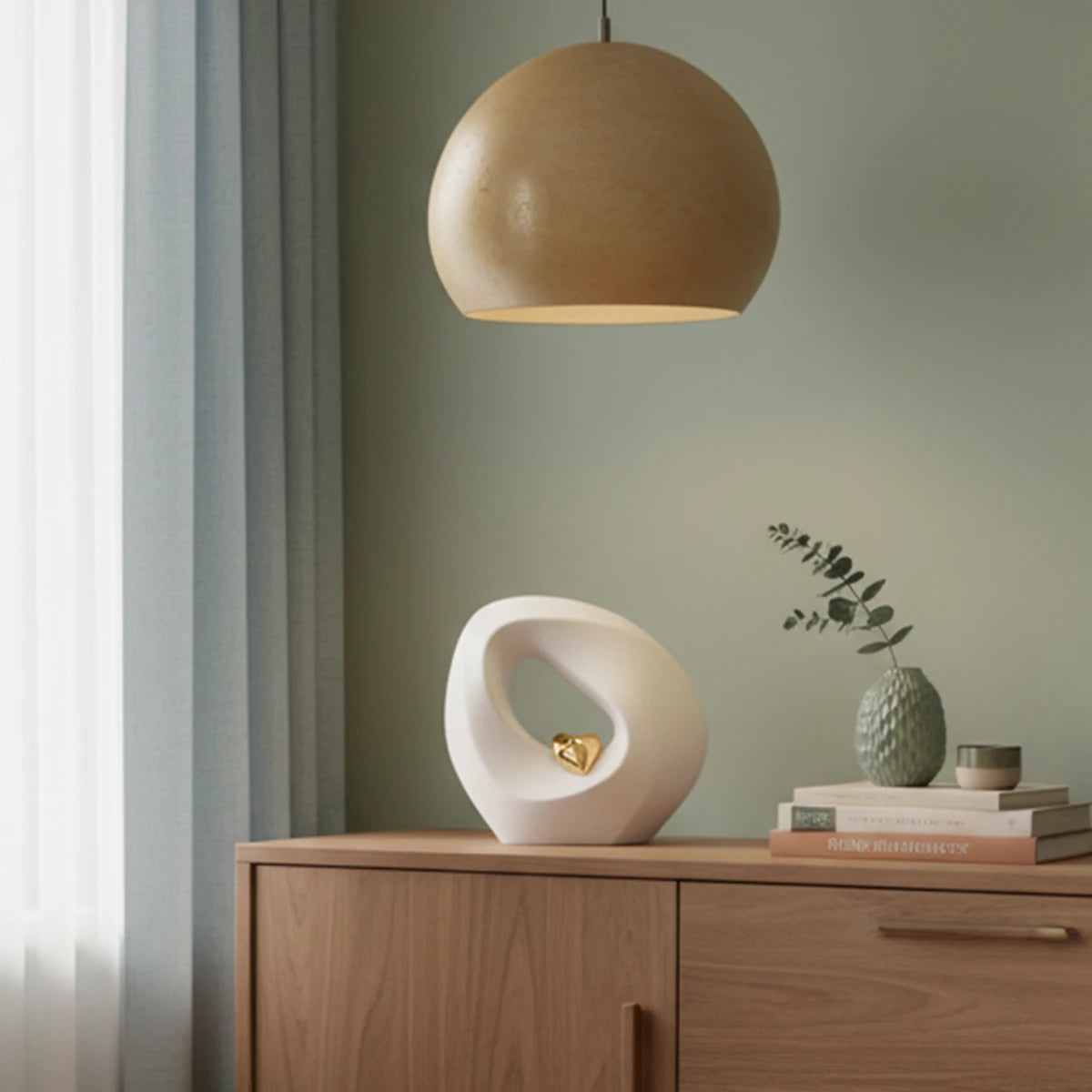 Eternal Love Medium Urn for Ashes in White and Gold