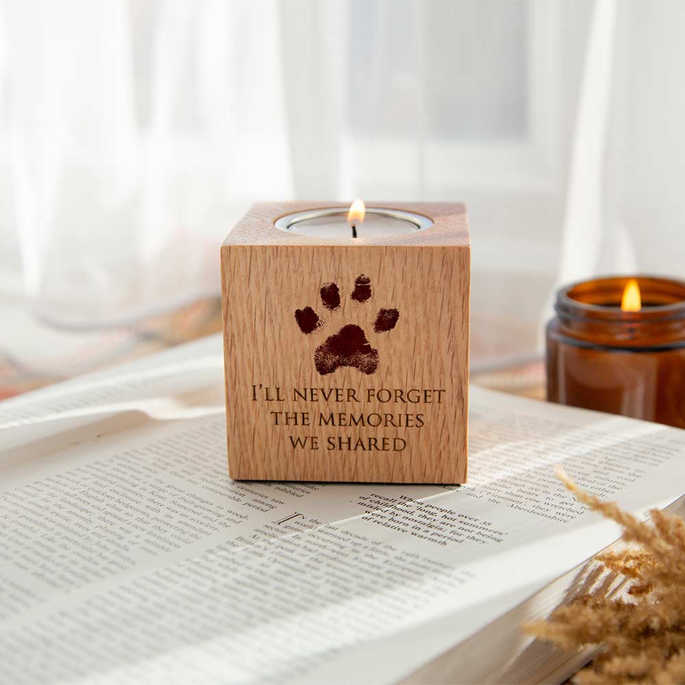 Eternity Candle Keepsake Urn for Ashes on Book