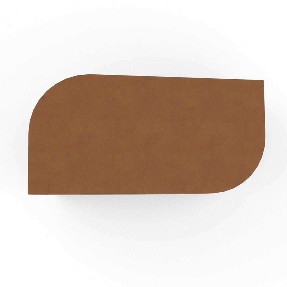 Flame Adult Cremation Urn for Ashes in Corten Steel