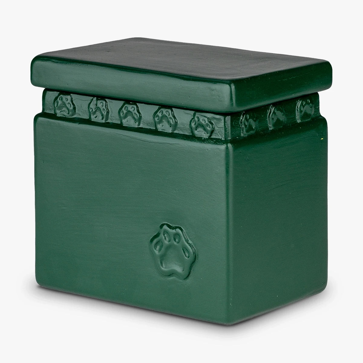 Gentle Pawprints Biodegradable Pet Urn for Ashes in Green