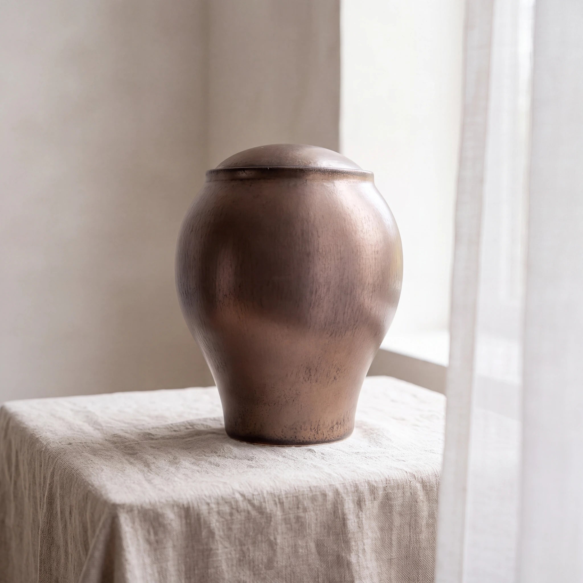 Gold Classic Adult Cremation Urn for Ashes