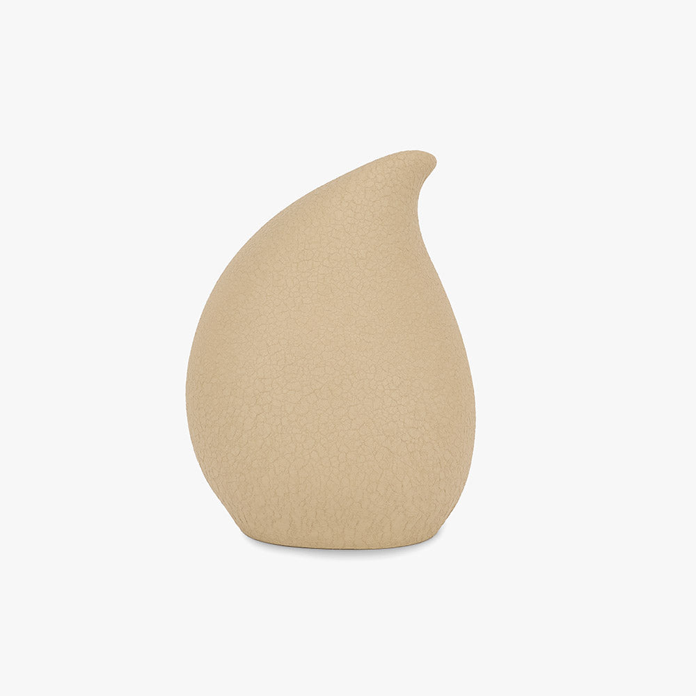 Golden Teardrop Medium Urn for Ashes