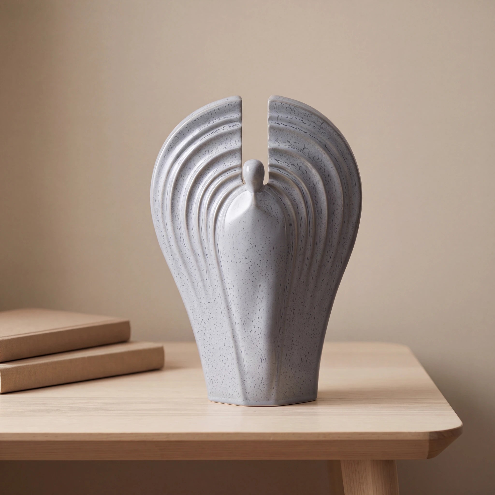 Guardian Angel Adult Cremation Urn for Ashes in Grey