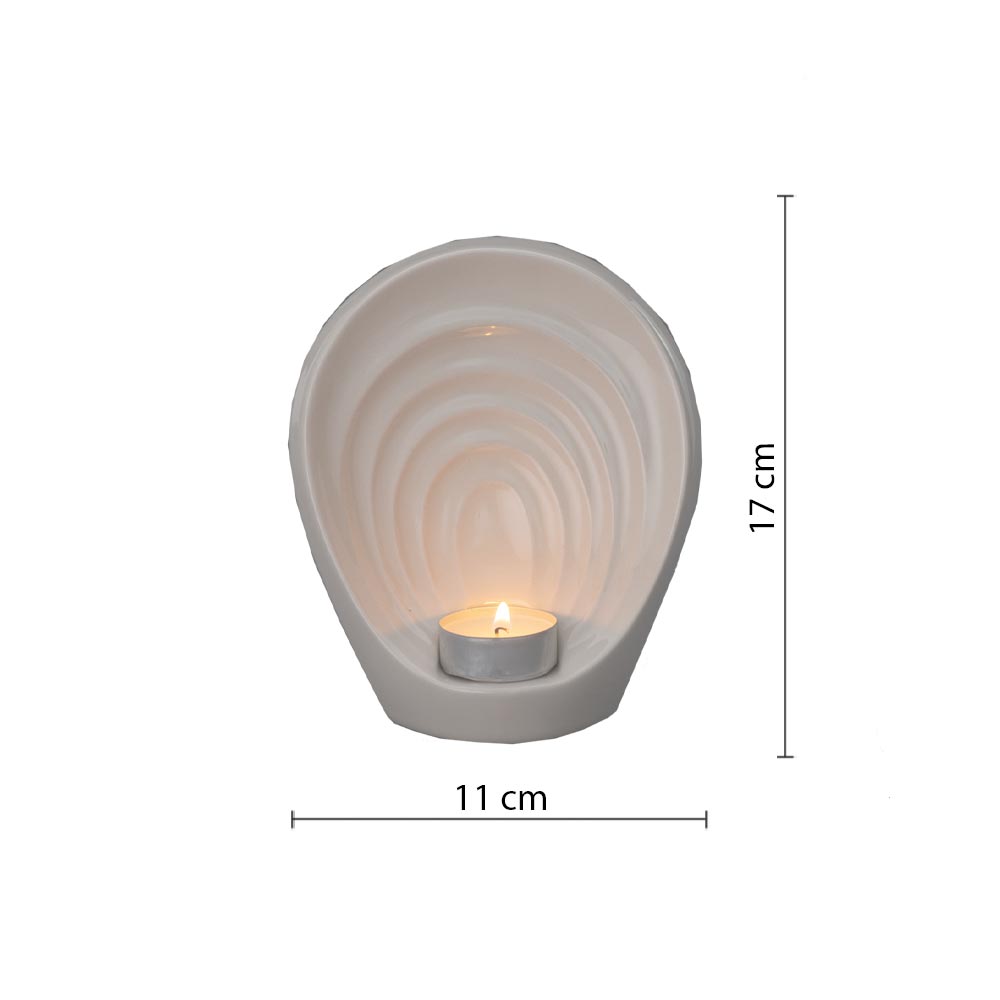 Guardian Ashes Keepsake Urn in Cream Dimensions