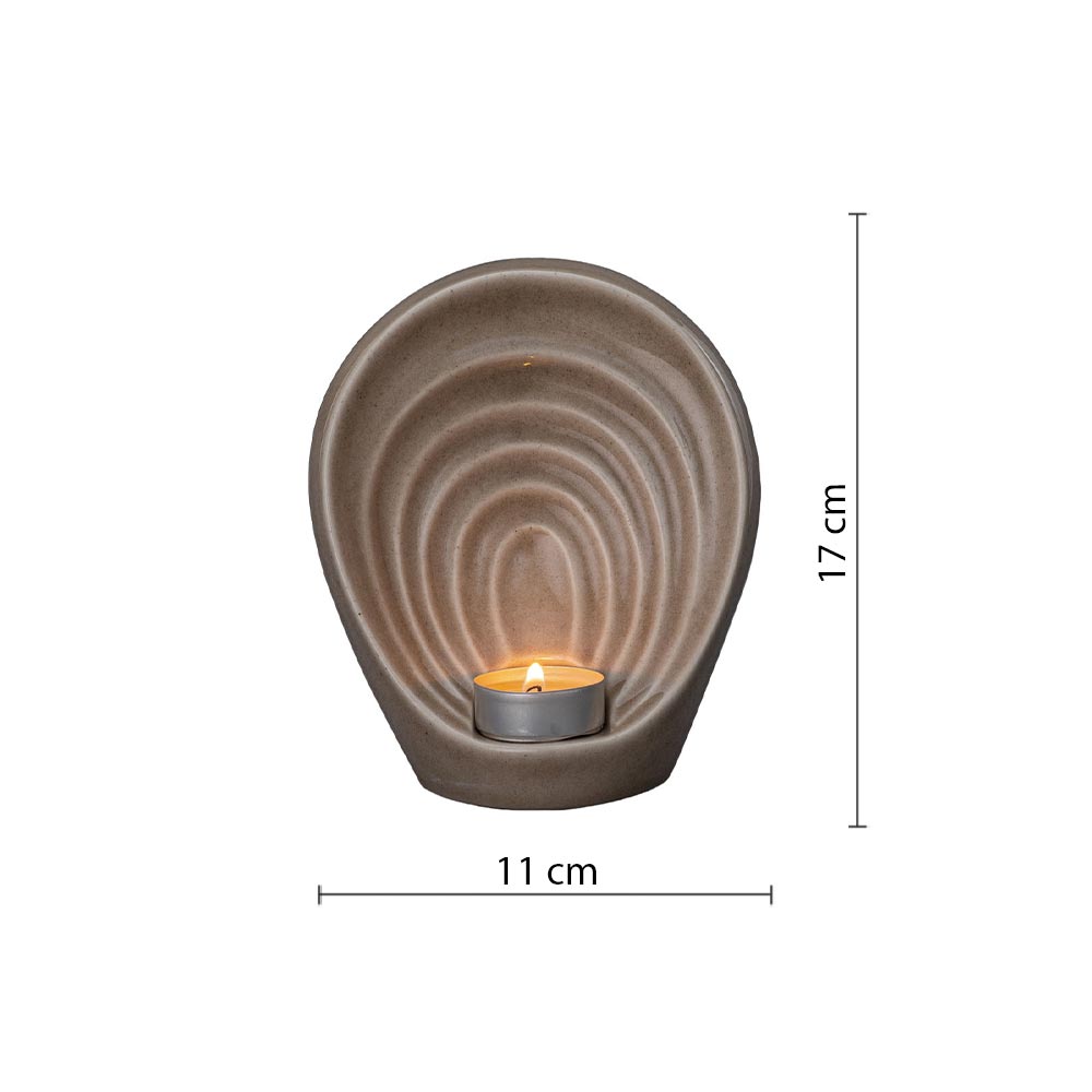 Guardian Ashes Keepsake Urn in Dark Beige Dimensions