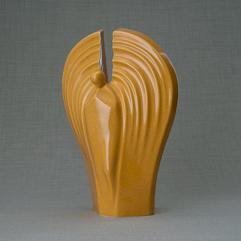 Guardian Cremation Urn for Ashes Amber Right View