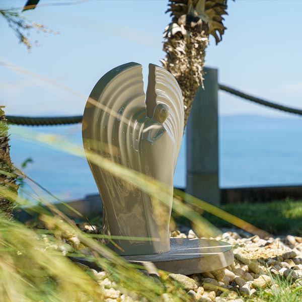 Guardian Cremation Urn for Ashes Cream Outside