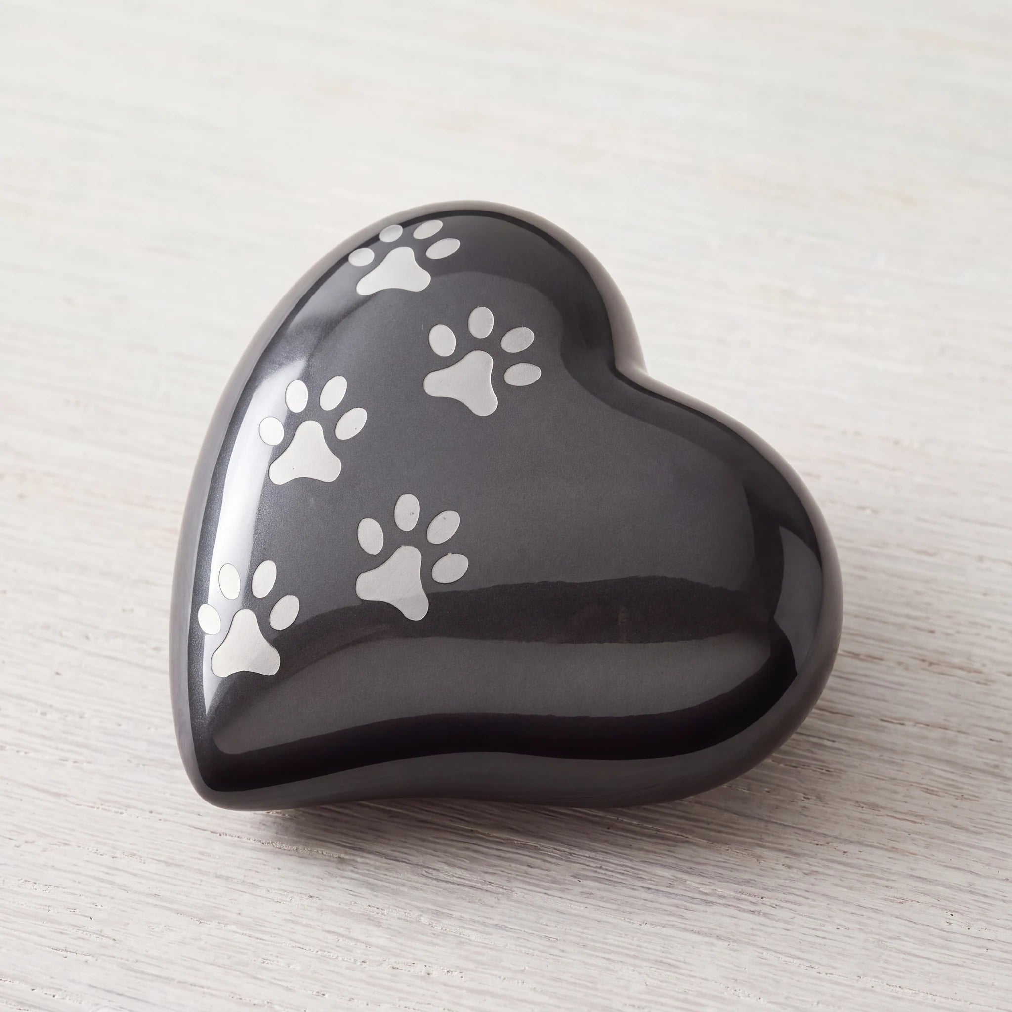 Heart-Pawprints-Pet-Urn-for-Ashes-in-Graphite-Silver-Medium-heart_limewash_above