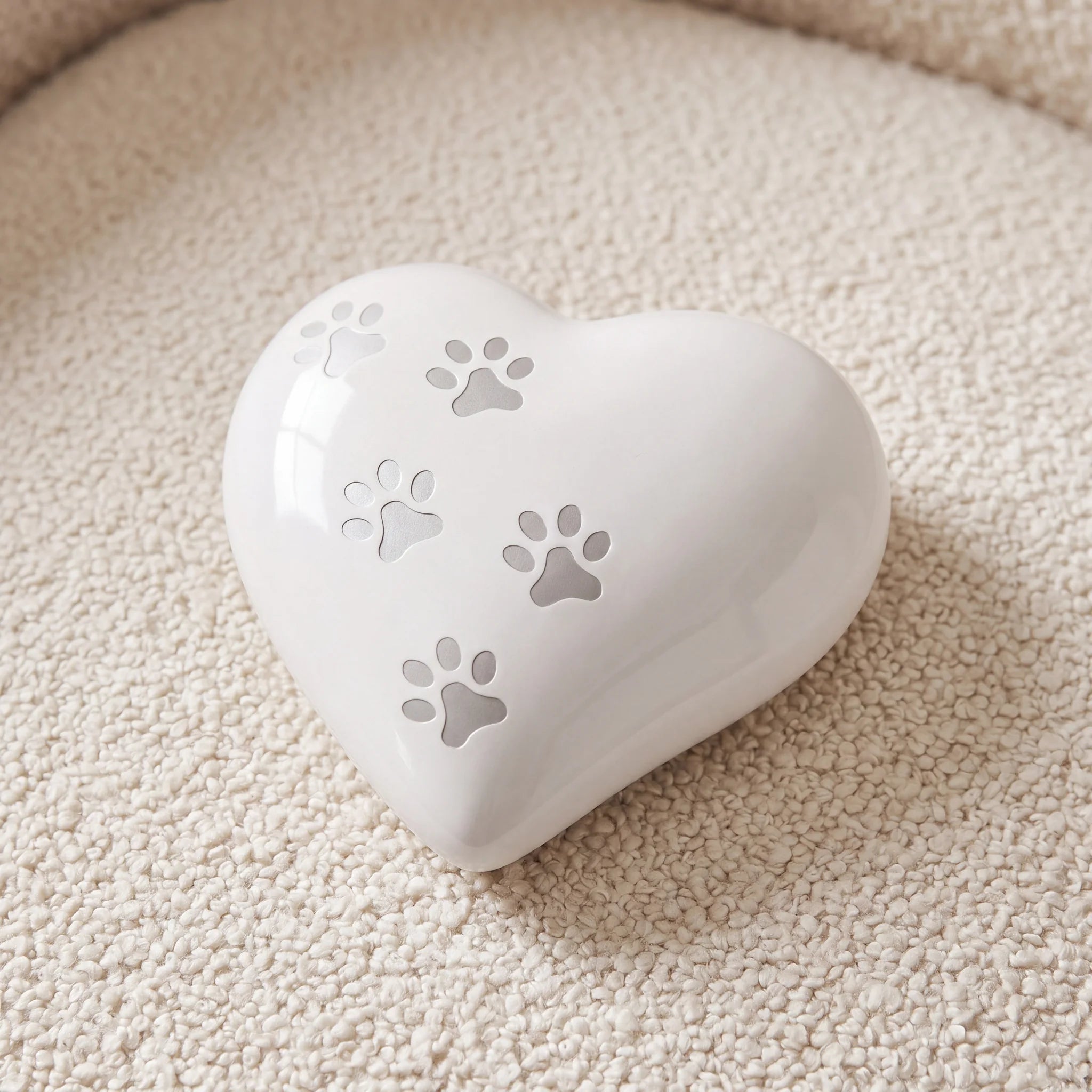 Heart-Pawprints-Pet-Urn-for-Ashes-in-White-Silver-Large-heart_boucle_above