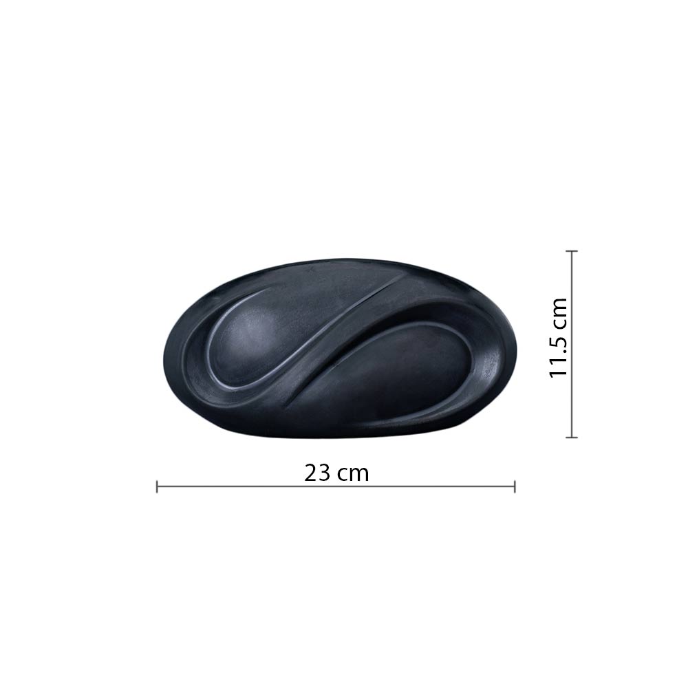 Infinity Ashes Keepsake Urn in Matte Black Dimensions