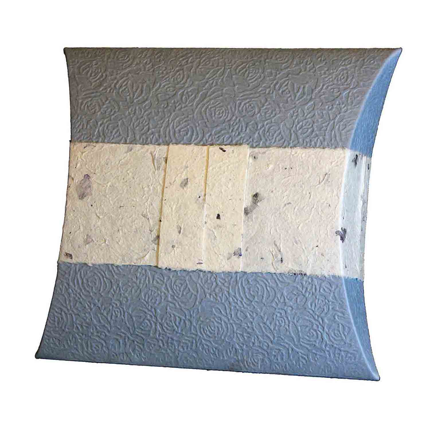 Journey Biodegradable Water Urn for Ashes in Aqua Blossom Blue - Extra Large