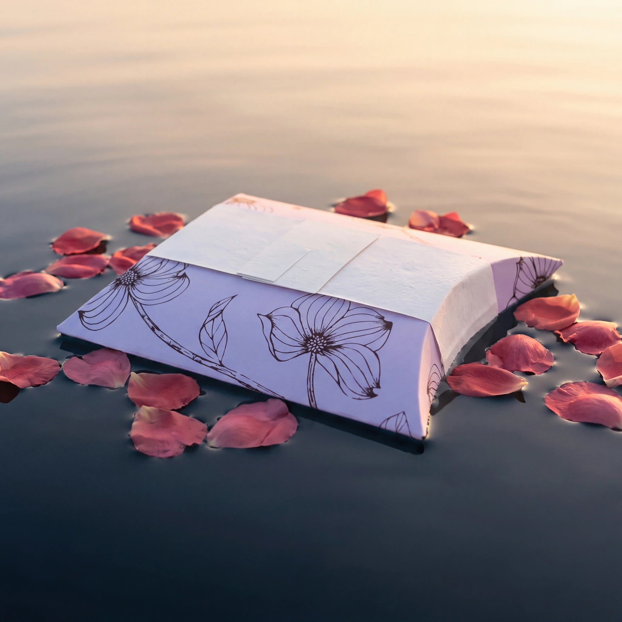 Journey Biodegradable Water Urn for Ashes in Dogwood Lilac - Adult