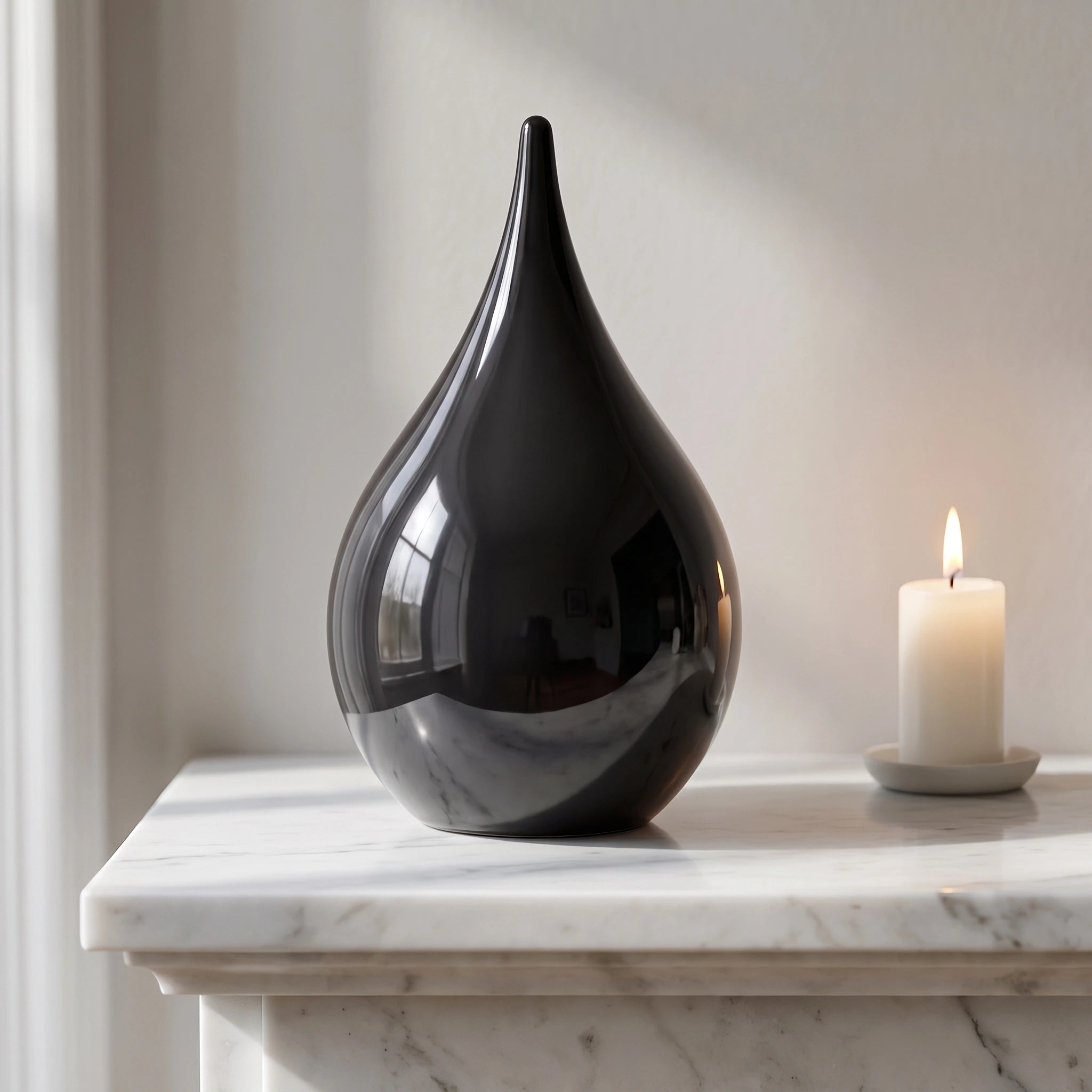 Teardrop Adult Cremation Urn for Ashes