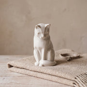 Kitten Urn for Ashes in White