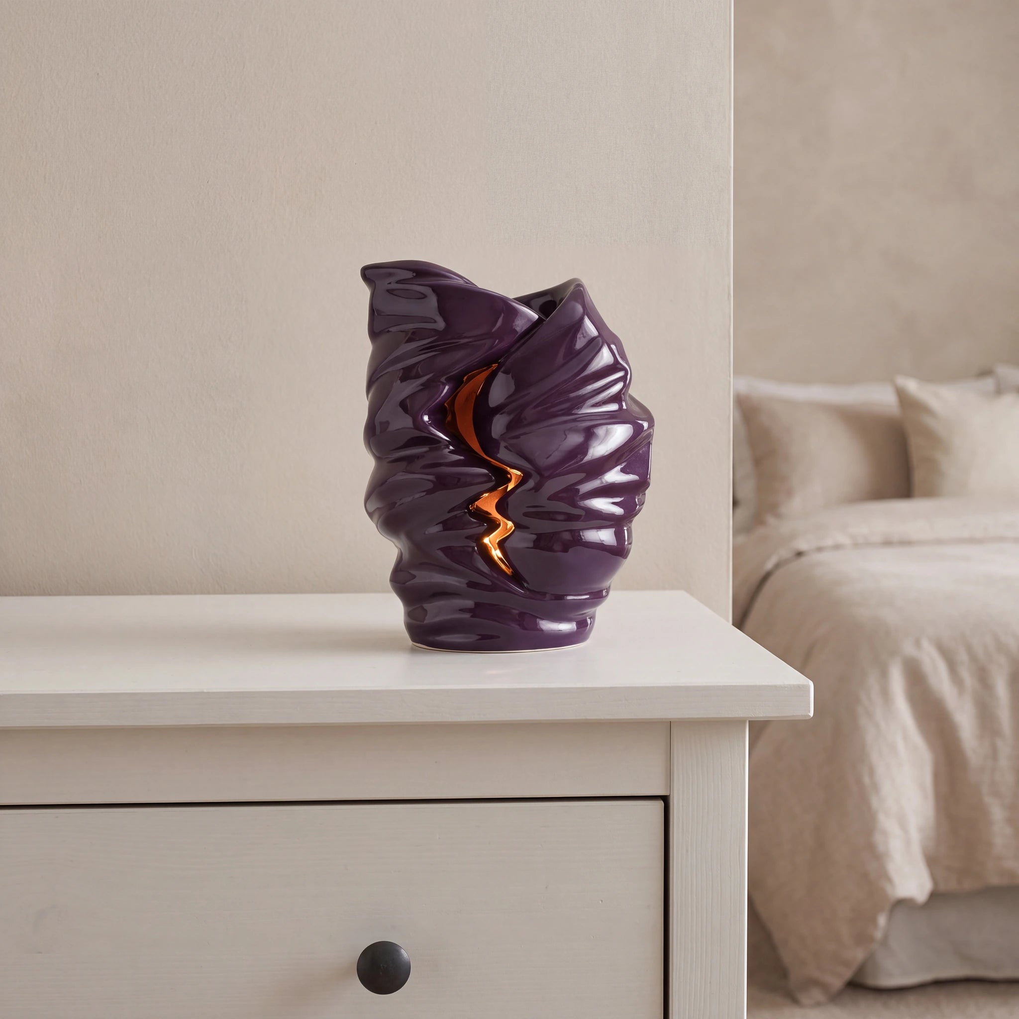 Light Adult Cremation Urn for Ashes in Violet