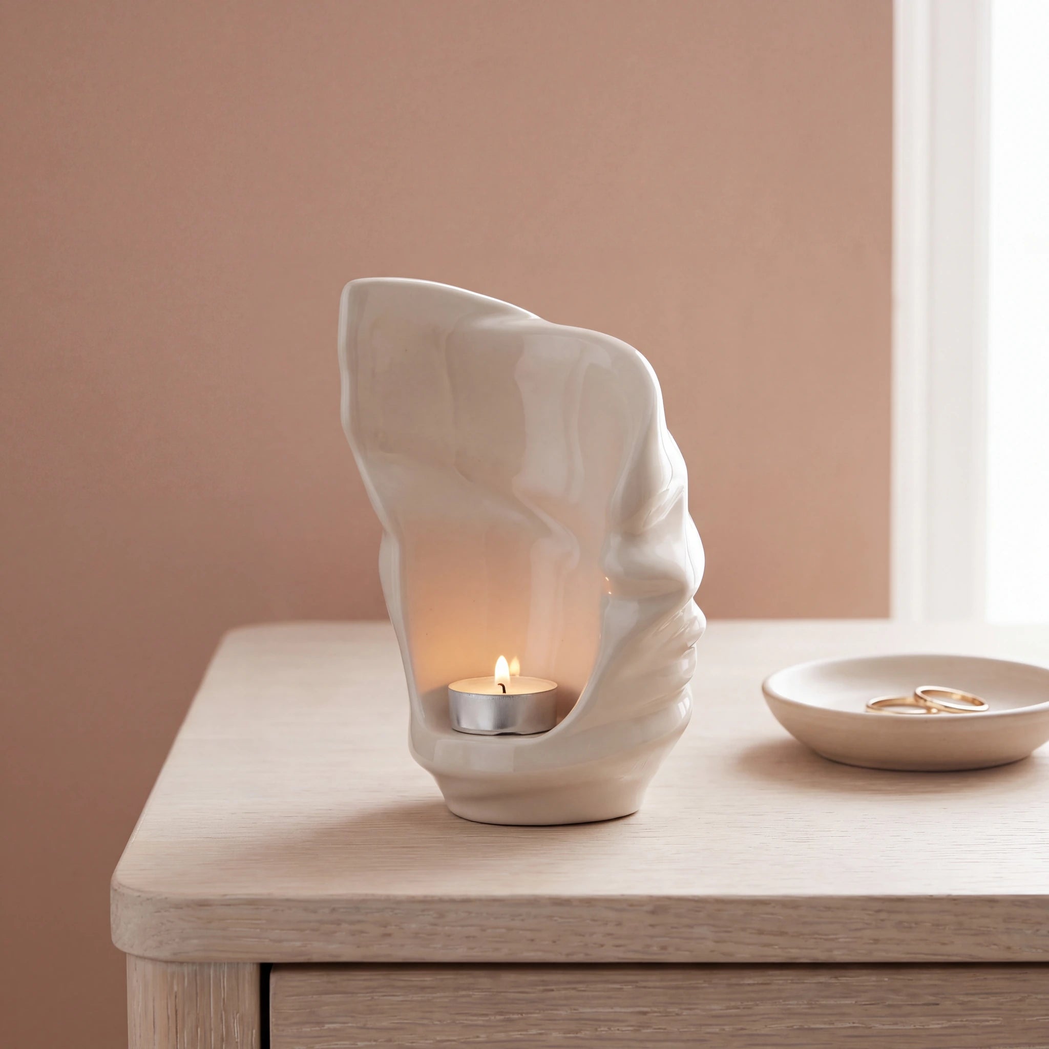 Light-Small-Urn-for-Ashes-in-Cream-keepsake_ring_dish-Left-Angle