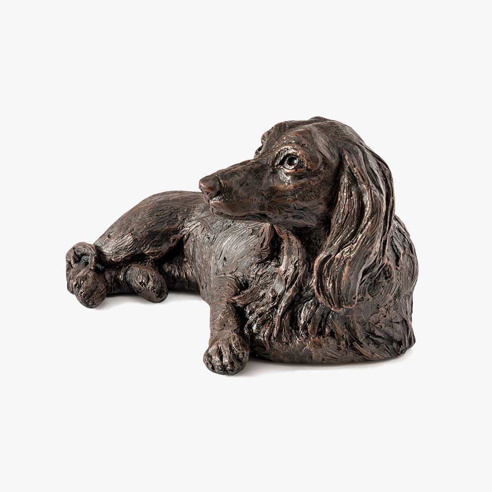 Long Haired Dachshund Urn for Ashes – Dog Urn