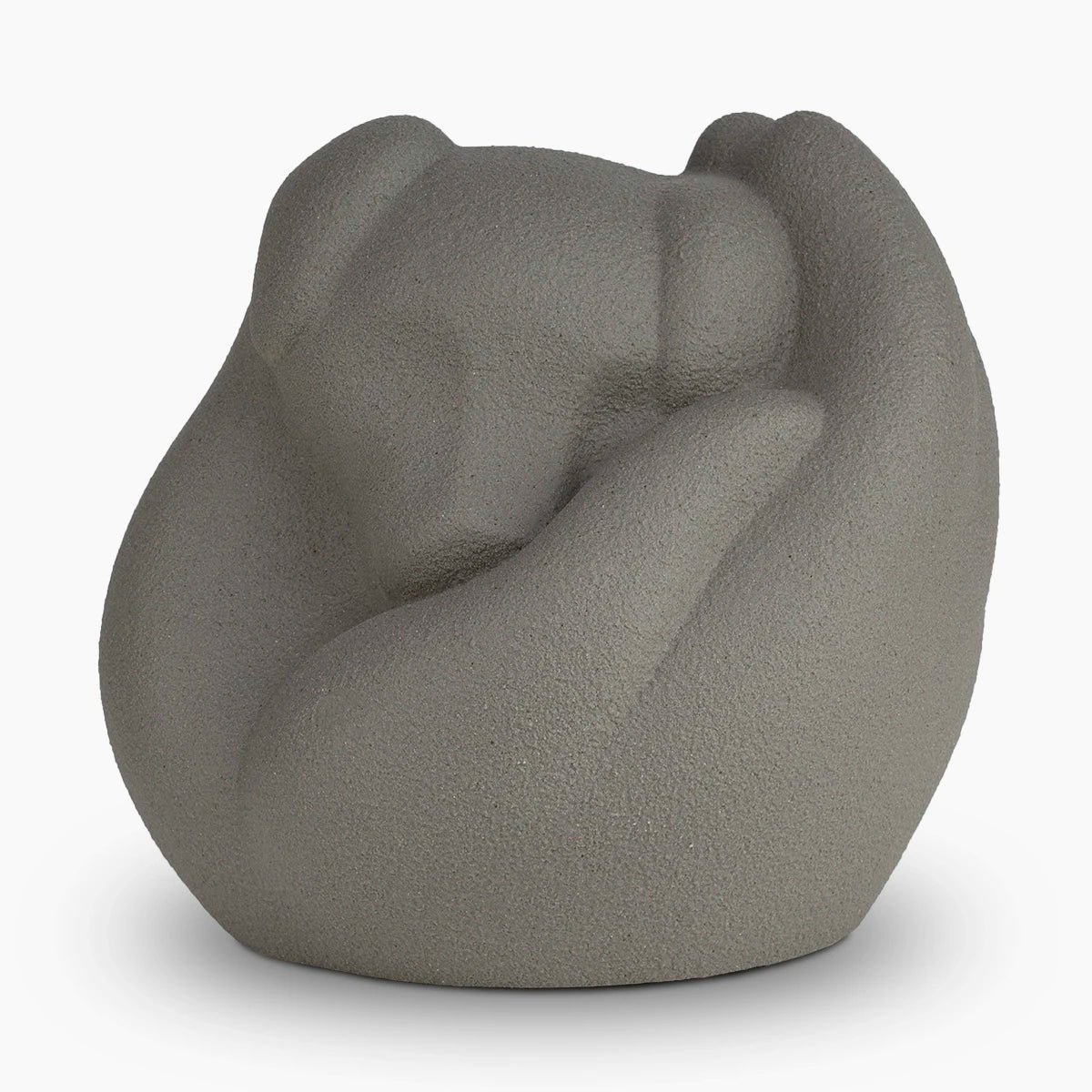 Loving Hands Dog Pet Urn for Ashes in Grey