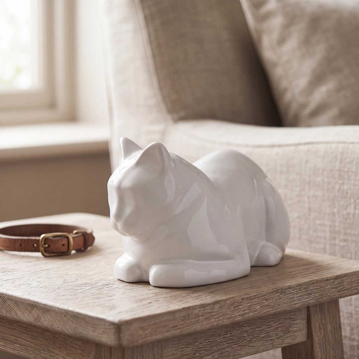 Lying-Cat-Urn-for-Ashes-in-White-pet_reading_nook