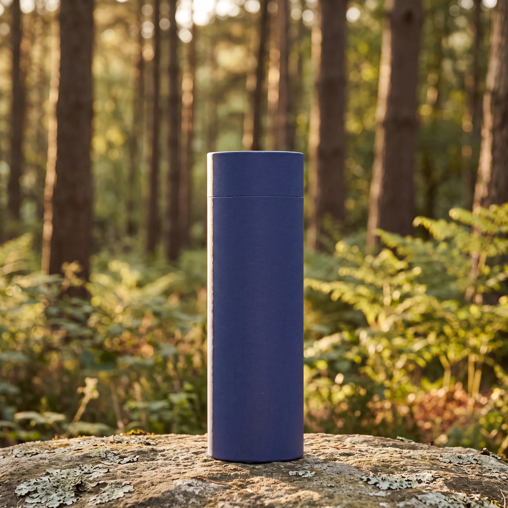 Navy-Eco-Friendly-Scattering-Tube-for-Ashes-Adult-In-the-Woods