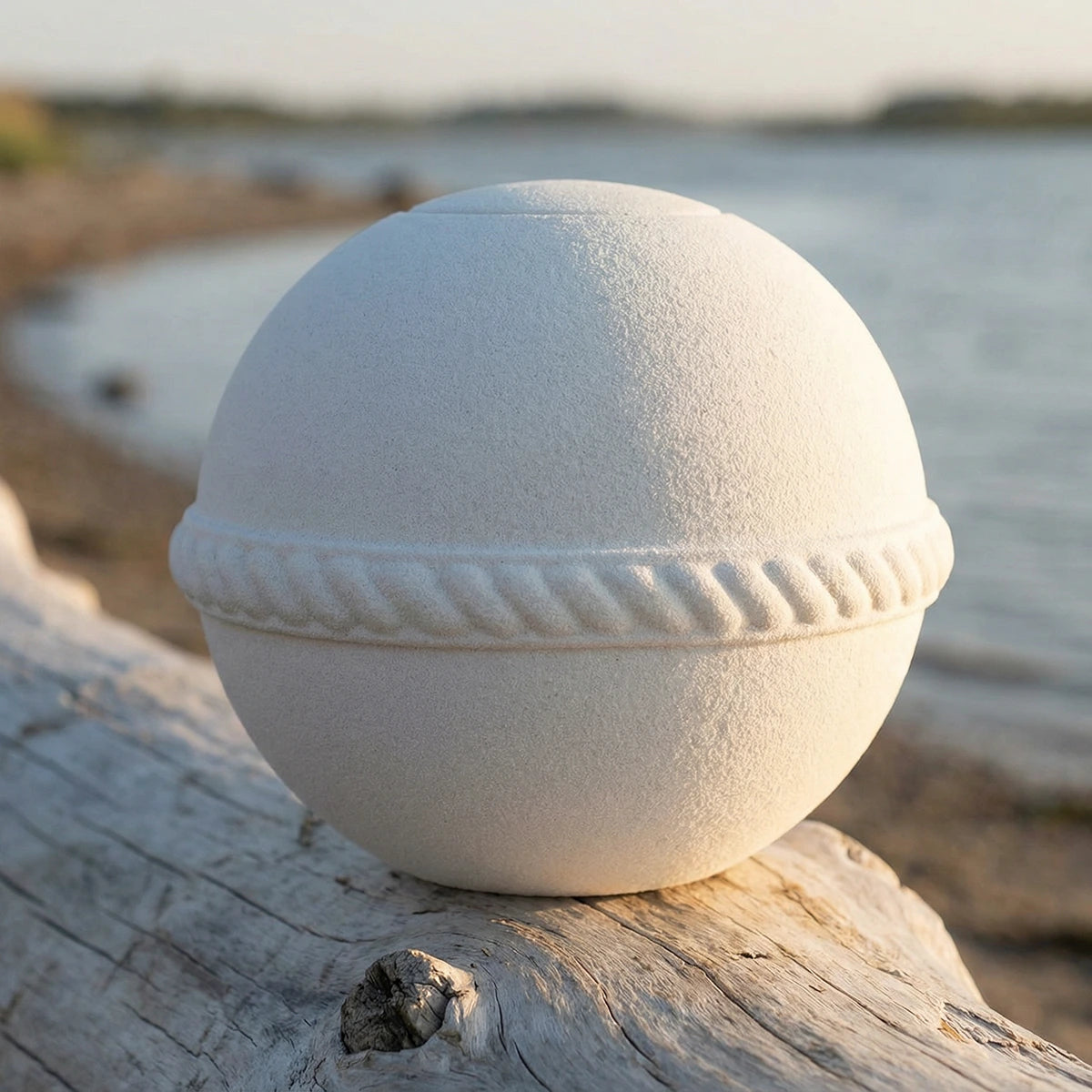 Oceane Quartz Biodegradable Water Urn for Ashes - Adult